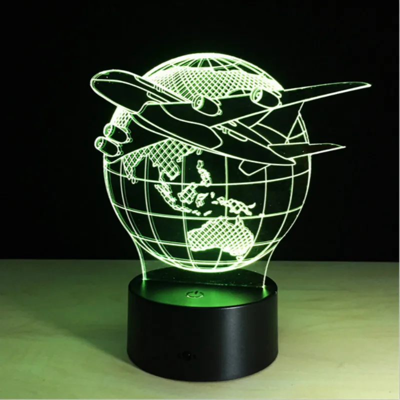 Подарок игрушечный самолет легкий контроль Воздушный 3D свет светодиодный