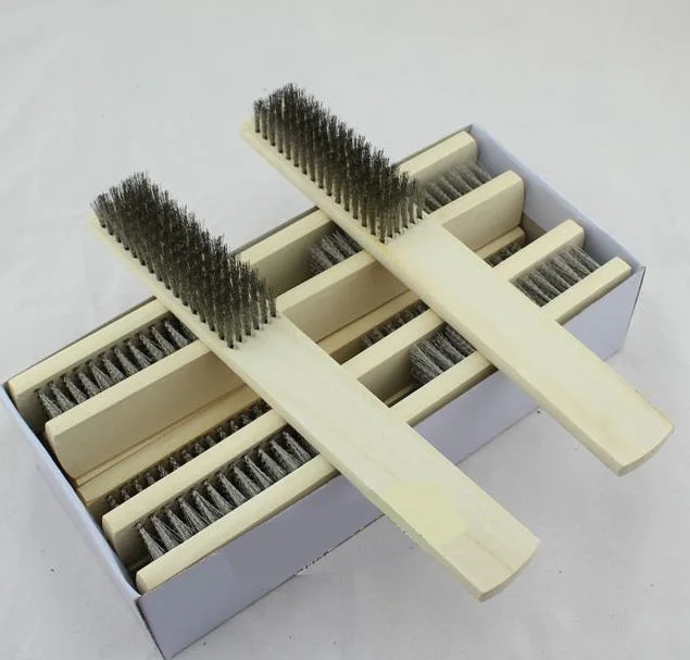 

High-grade stainless steel brushes, wooden handle high quality, 304 stainless steel wire brush