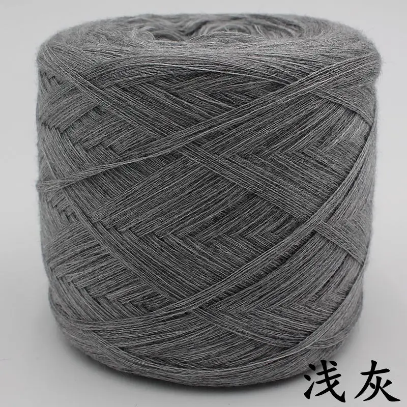 light gray 250 г/шт. неотбеленная оригинальная экологическая здоровая 70% шерстяная вязанная Пряжа Детская натуральная мягкая пряжа для вязания крючком - Цвет: light gray