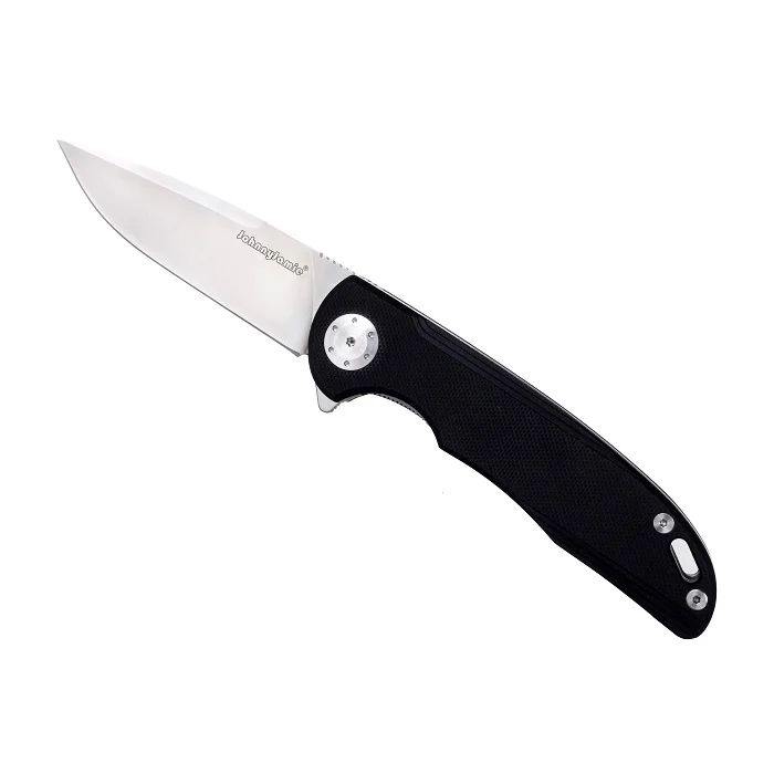 Black B Handle Фирма JohnnyJamie, Persici 1010B, Черная Ручка G10, D2, стальное лезвие, шарикоподшипник, складной нож для выживания, кемпинга, тактические инструменты - Цвет: Black B Handle