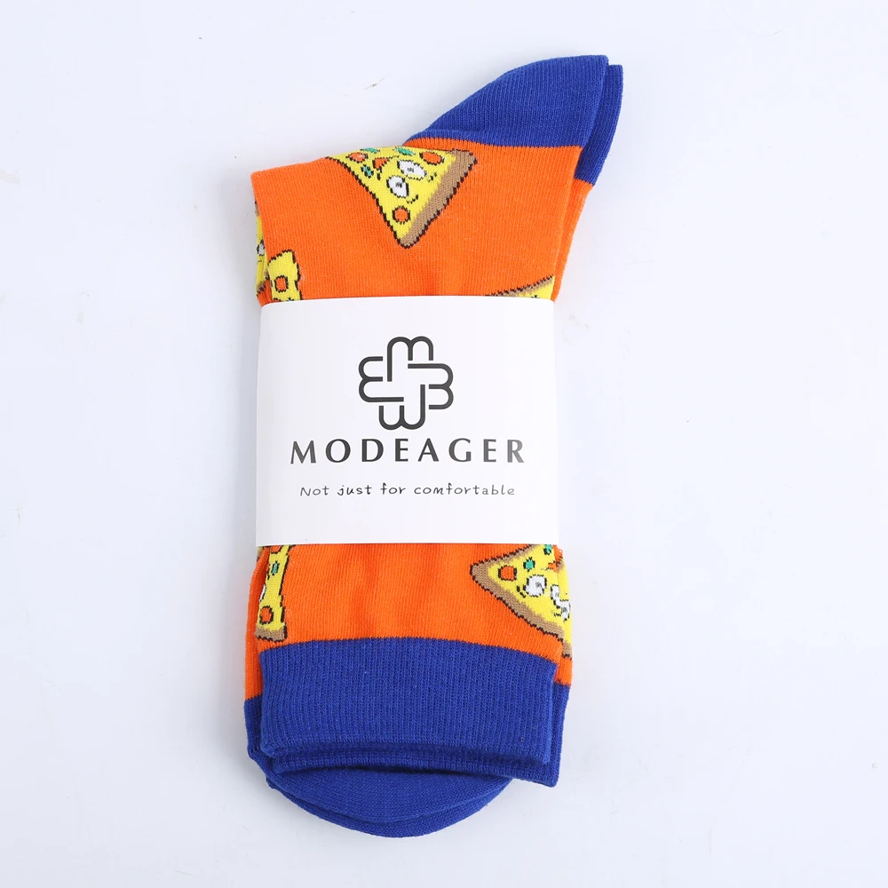 Modeager бренд картофель фри гамбургер пиццы колбасные изделия Для мужчин хлопковые