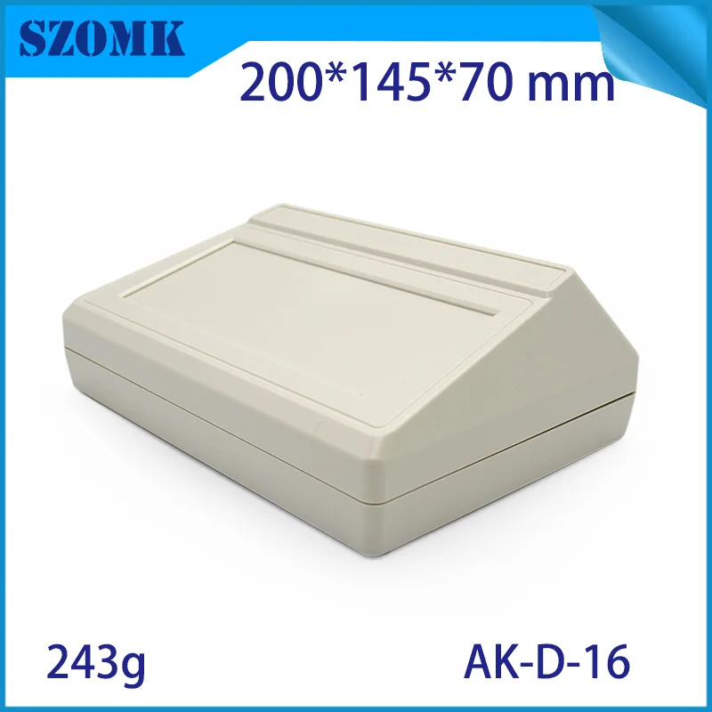 

10 pcs, 200*145*70mm plastic box for electronics plastic case szomk high quality desktop instrument housing enclosure box