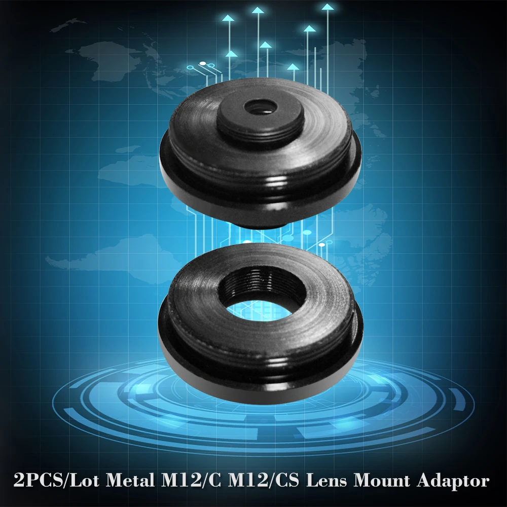 2 шт./лот металлический M12/C M12/CS адаптер для крепления объектива из цинкового