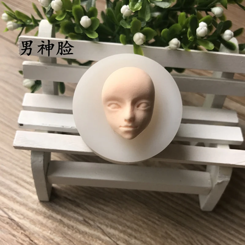 1 шт. 3D лицо мягкая глина плесень инструменты 4 типа силиконовая форма Торт Шоколадные Конфеты выпечки плесень инструменты для украшения тортов из мастики