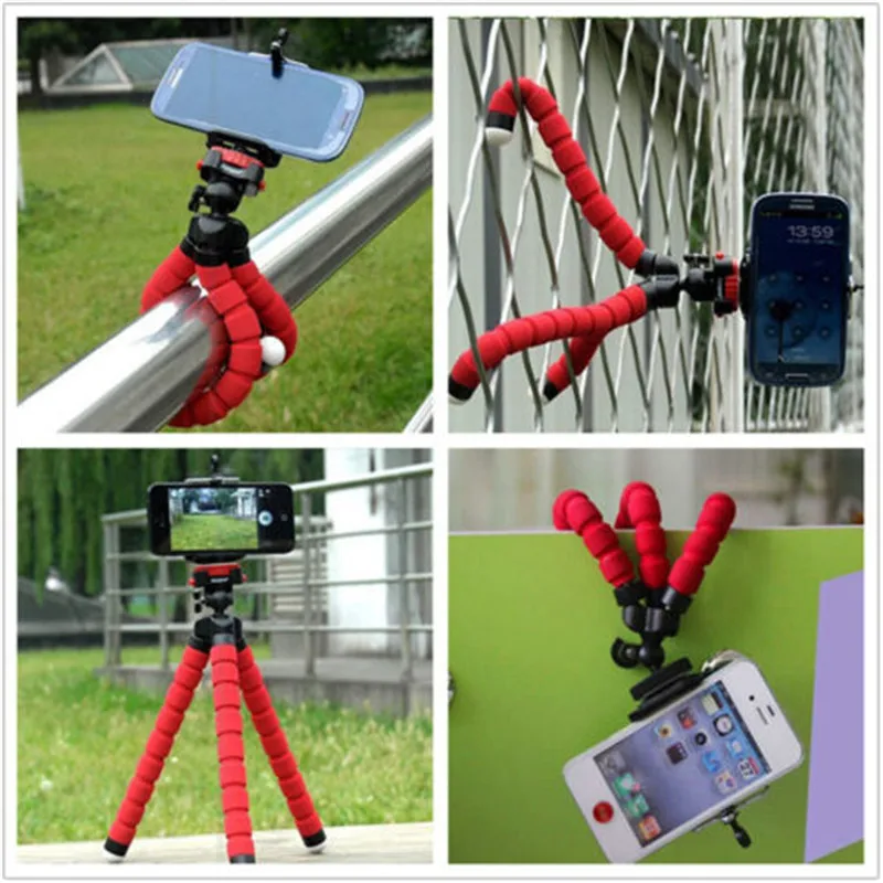 Гибкая Осьминог Губка Штатив для iPhone samsung Xiaomi huawei Мобильный телефон Смартфон Go pro