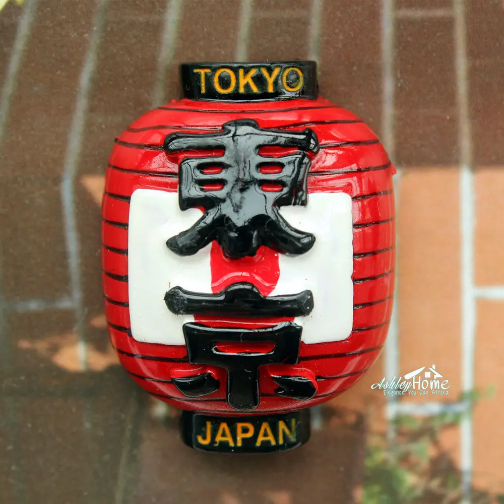 Японский фонарь 3D декоративный магнит для холодильника туристический сувенир