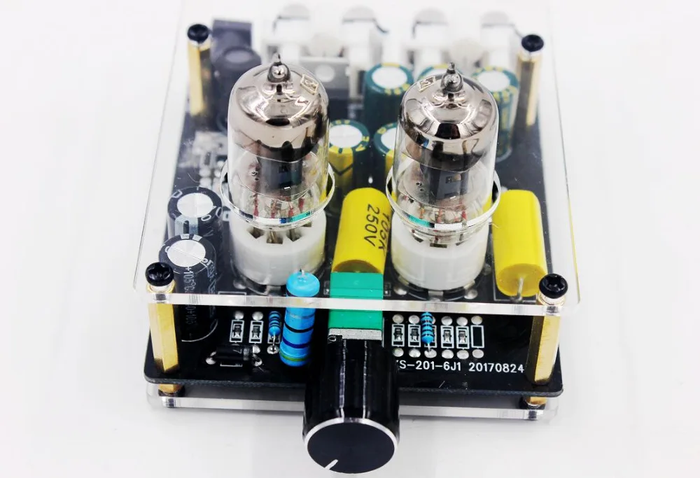 DC 12V 6j1 ламповый усилитель преампер bile buffer MINI HIFI стерео регулятор громкости