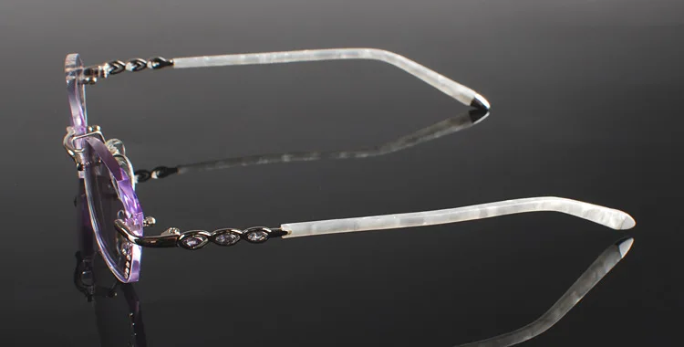 2019 бросающаяся оправа для очков из чистого титана с алмазным режущим краем