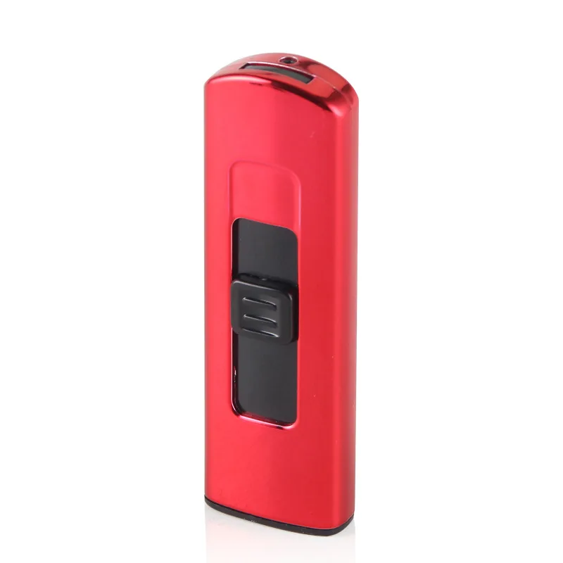 Red Супер светильник электронный вольфрамовый турбо сигаретный светильник er USB Перезаряжаемый плазменный дуговой светильник er мини портативный ультра тонкий Encendedor - Цвет: Red