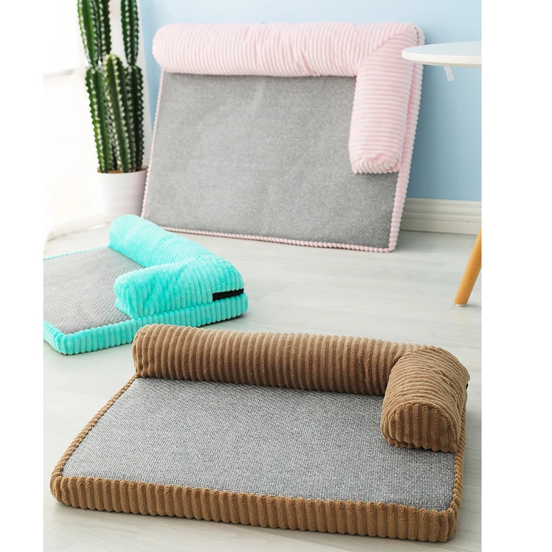 Новый летний коврик для сна в виде кошки или лабрадора|Дома конуры и манежи| |