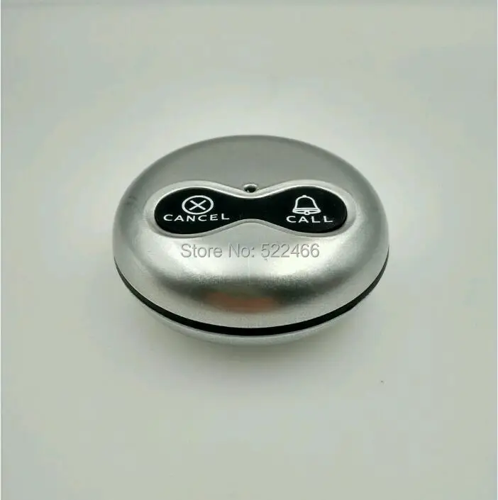 433 92 МГц 10 шт Серебряный зуммер K O2 беспроводной настольный звонок пейджер