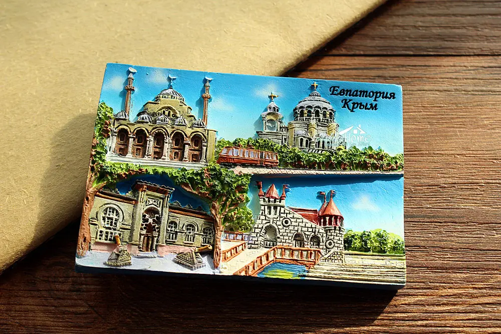 Крым туристические Путешествия Сувенир 3D Смолы Декоративный магнит для