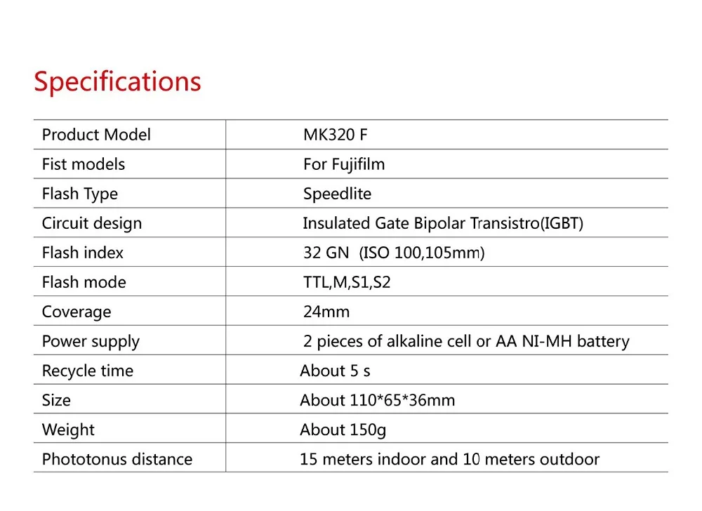 MEKE Meike ttl мини-Вспышка speedlite MK320 MK320-F для ЖК-дисплея с подсветкой fujifilm горячий башмак камеры X-T30 X-M1 X100s X-a1 X-e2 X100t как EF-20+ подарок