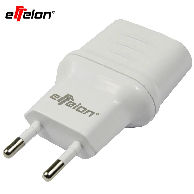 Effelon 2 порта свет ЕС Подключите USB Зарядное устройство 5 В 2A мобильного телефона