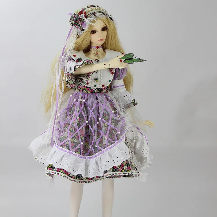 1/4 1/3 масштаб BJD платье+ колье для SD Одежда BJD куклы аксессуары, не включены куклы, обувь, парик и аксессуары 18D1562