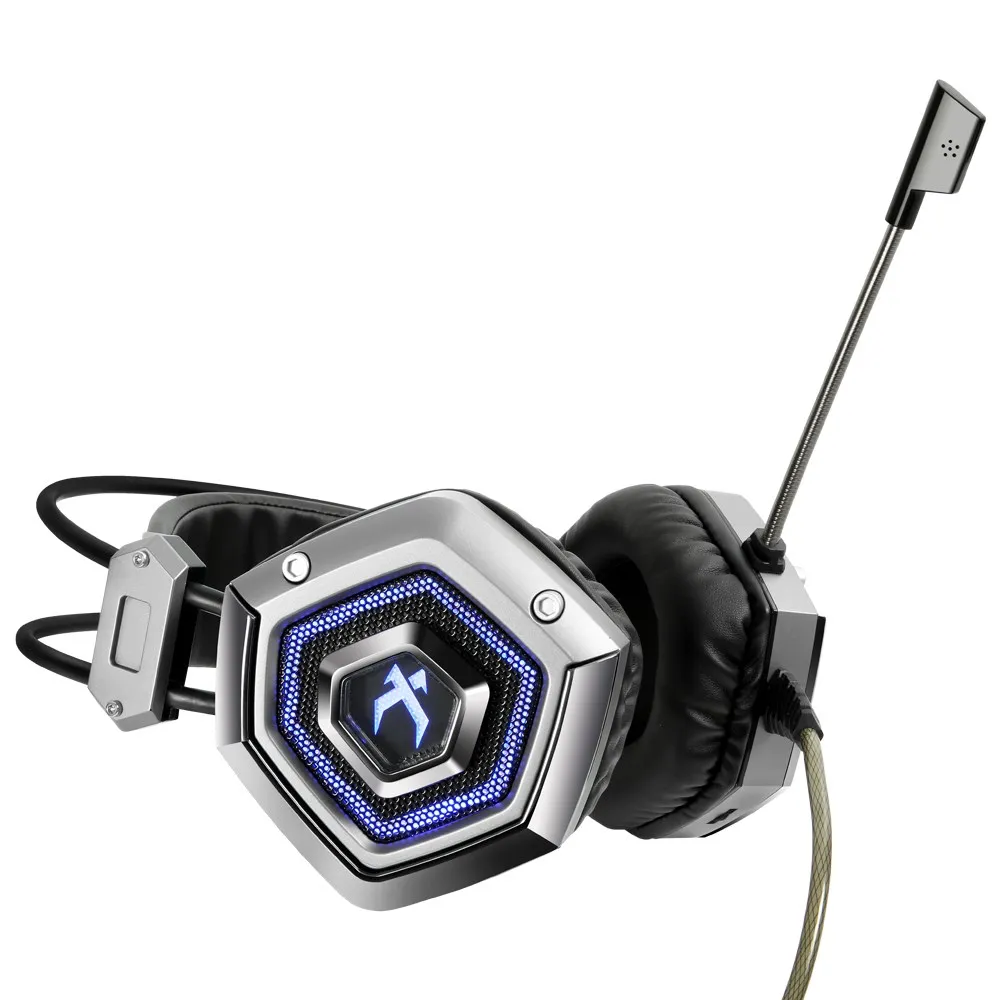XIBERIA X13 Игровые наушники вибрационные 7 1 канальный USB глубокий бас светодиодный
