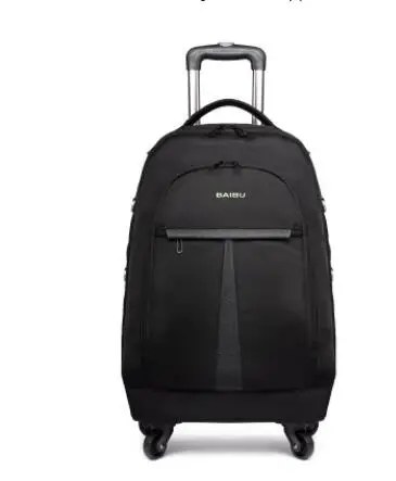 Men Cabin Luggage Bag with wheels Rolling Trolley bags Business Travel Bag wheeled backpack  For men carry on luggage suitcase