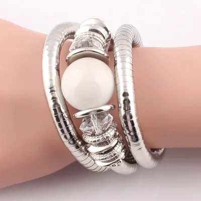 European and American retro bohemian multi-layer bracelet snake bone style jewelry explosion | Украшения и аксессуары
