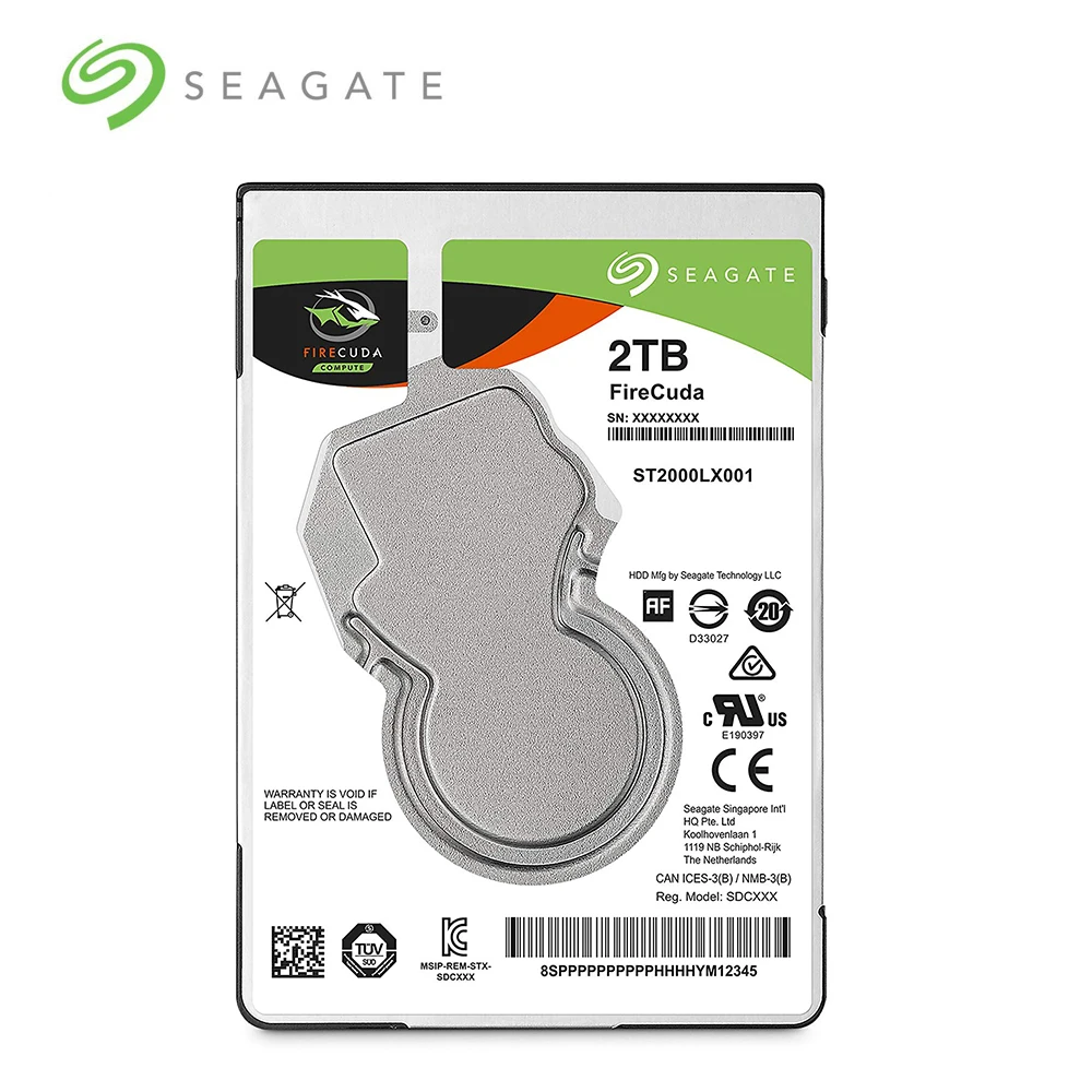 Игровой жесткий диск Seagate 2 ТБ FireCuda 6 ГБ/сек. SATA 8 Гб |