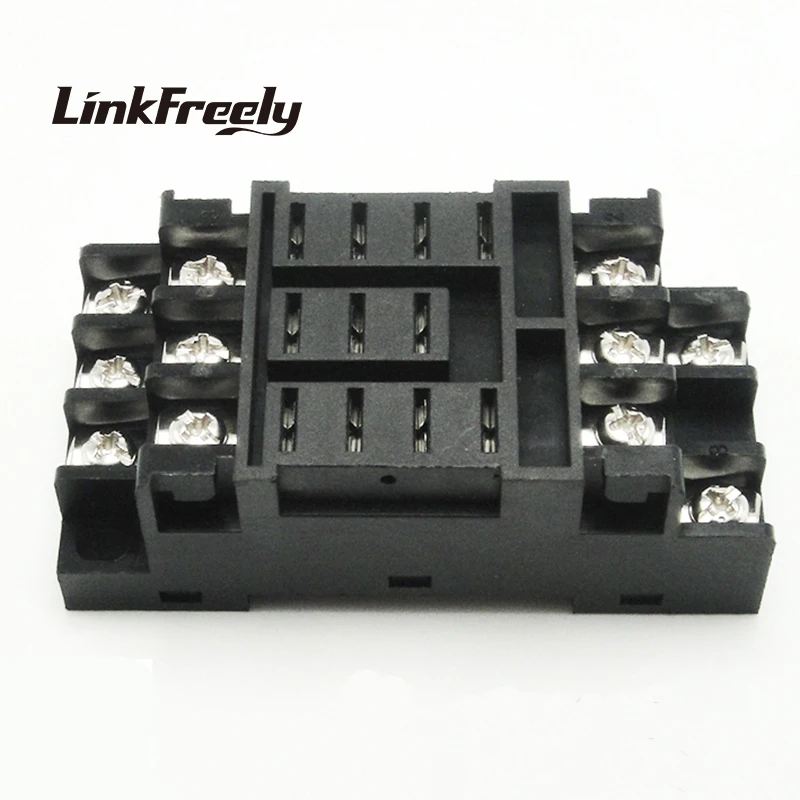 JQX-38F-3Z Relay Socket Base 3NO+3NC 11 Pin Holder Mounting base For HHC71B miniature relay | Обустройство дома