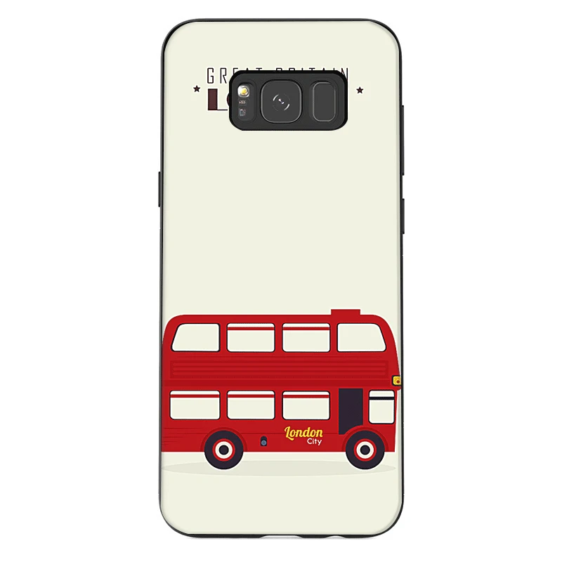 Desxz TPU силиконовый чехол для телефона с принтом «londonbus для samsung GALAXY J6 A3 A5 A30 A10 A40 A50 A70 A7 A8 A9 A6 плюс Защитная крышка