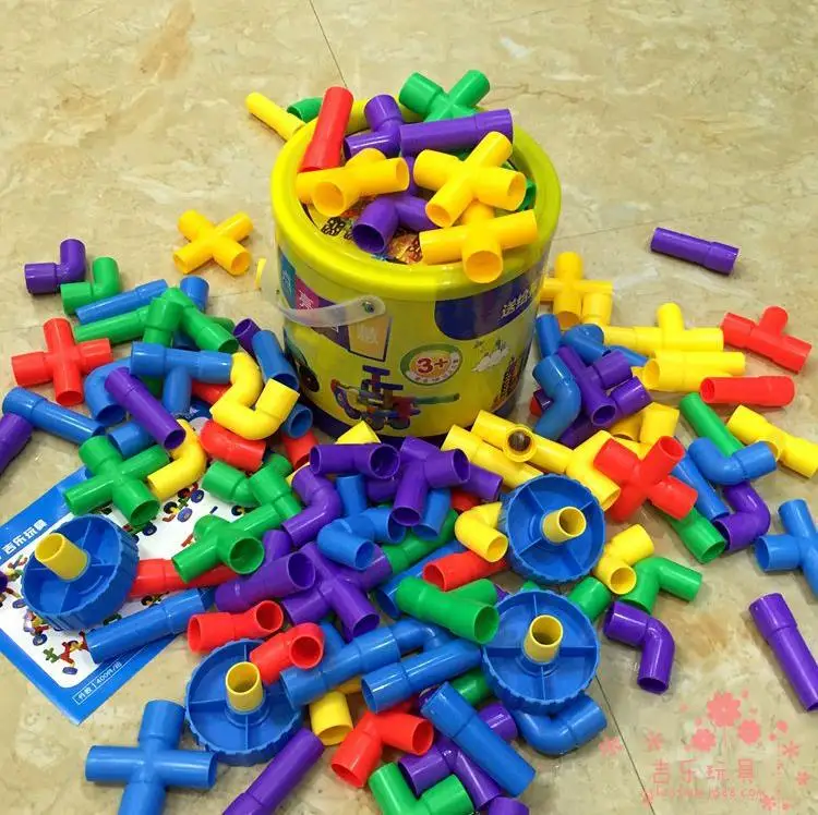 Один Баррель Классический Творческий Игрушки Пластиковые Блоки Туннель Формы