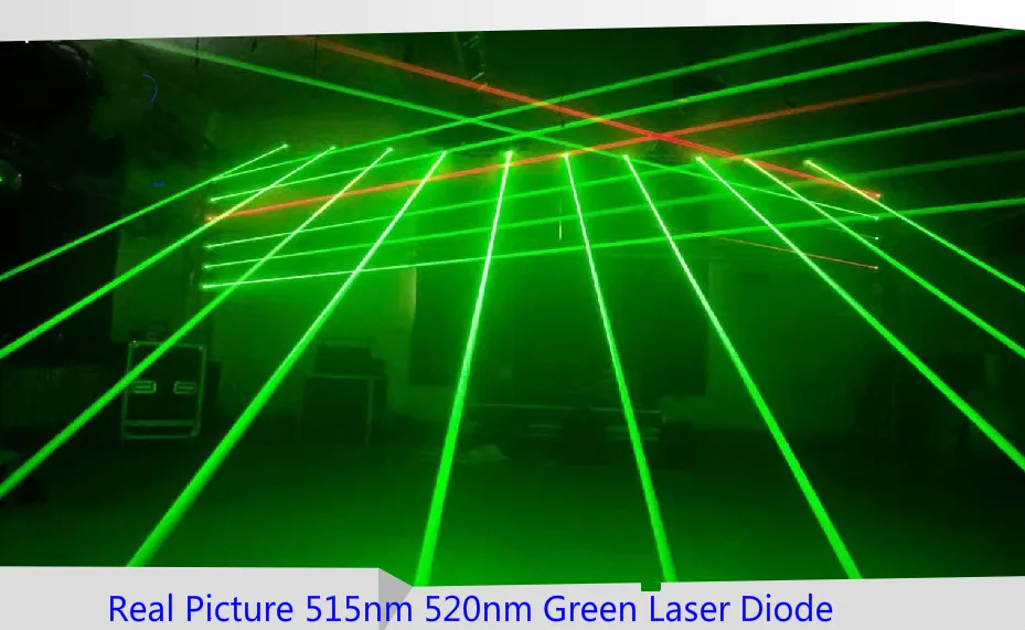 Новый зелёный лазерный диодный модуль Nichia 8x1W NUGM01T 515nm 520nm|green laser diode module|laser 520nmlaser 1w |