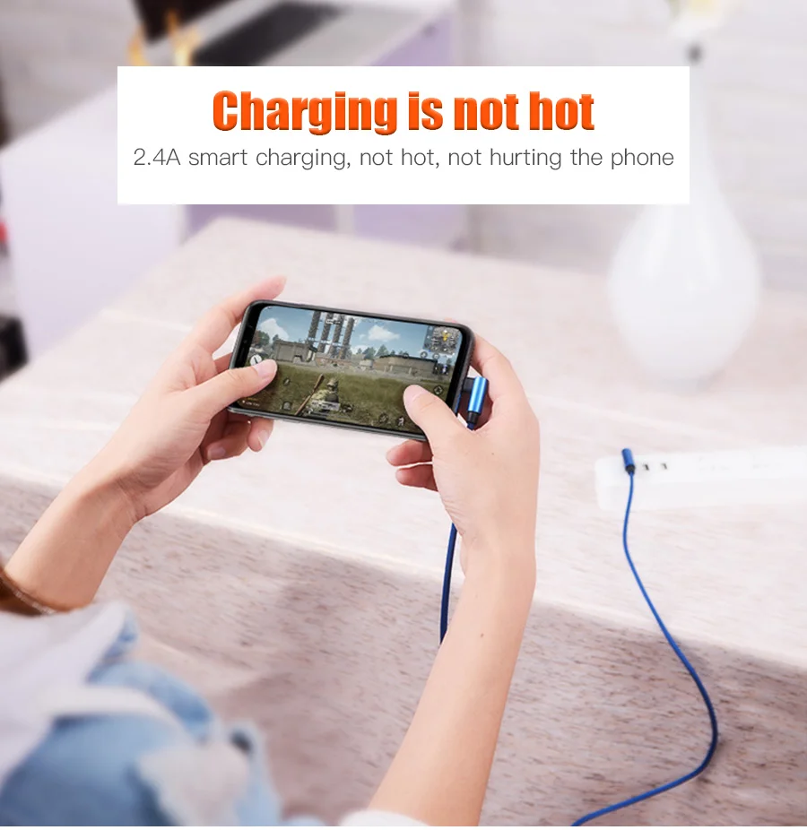 Micro usb type C кабель 90 градусов локоть нейлоновый Плетеный 1 м/2 м Быстрая зарядка кабель для передачи данных для samsung/sony/Xiaomi Android телефон