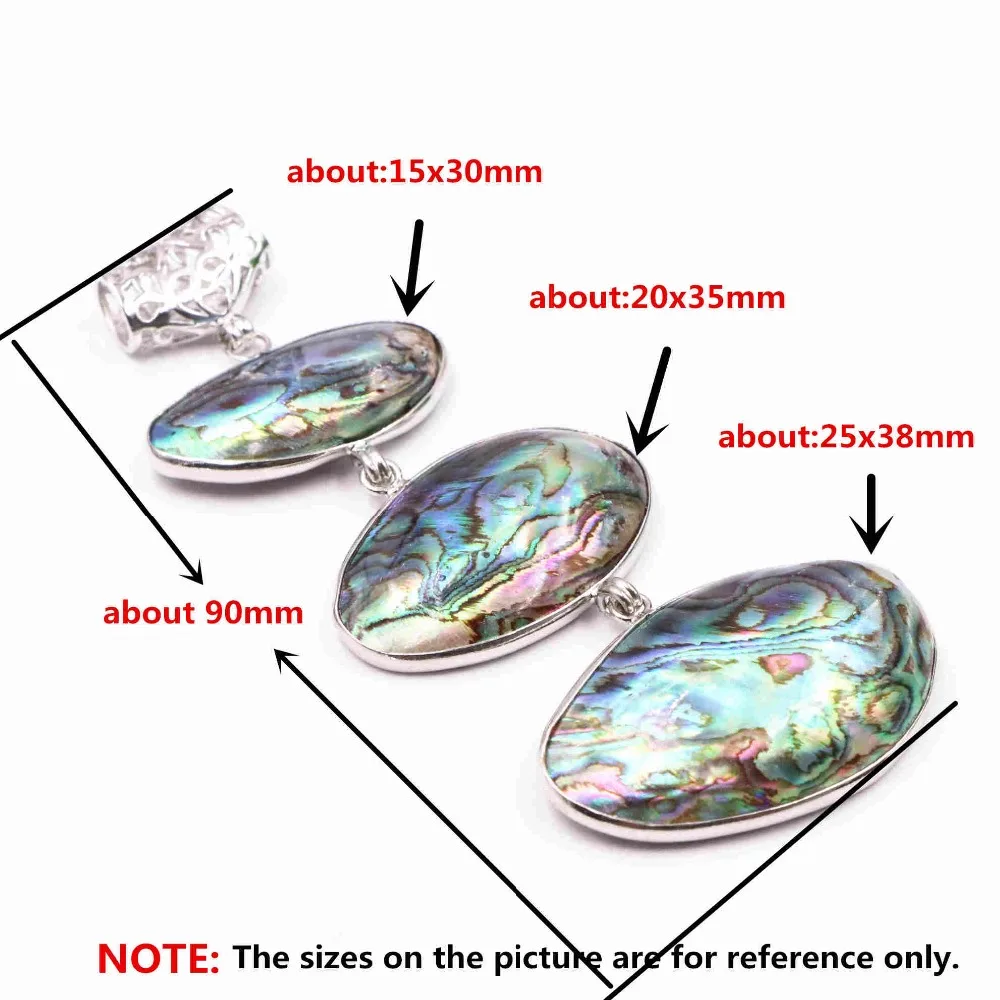 Натуральный Новозеландский кулон Abalone Paua Abalones Перламутровые Бусины в виде