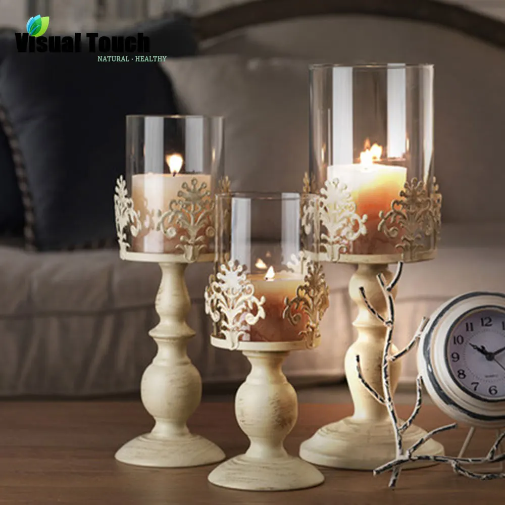 Визуальный сенсорный Европейский подсвечник фонарик украшение для дома свадьбы