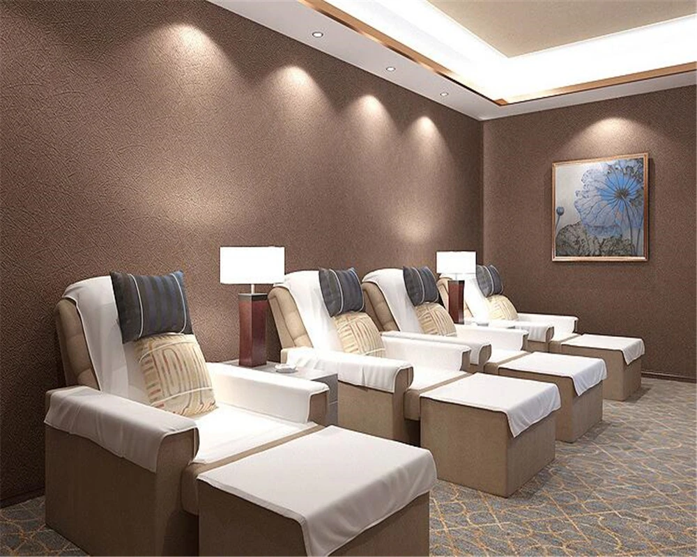 Чистый цвет простые обои для спальни гостиной современный 3D ТВ фон стены Желтый