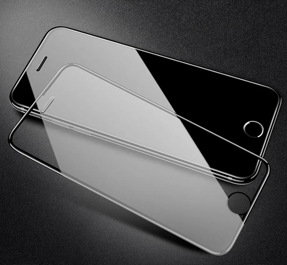 7D Защитное стекло для экрана для iPhone 6, 6 S, 7, 8 Plus, закаленное стекло для iPhone X, XS, 8, 7, 6, 6S Plus, защитное стекло