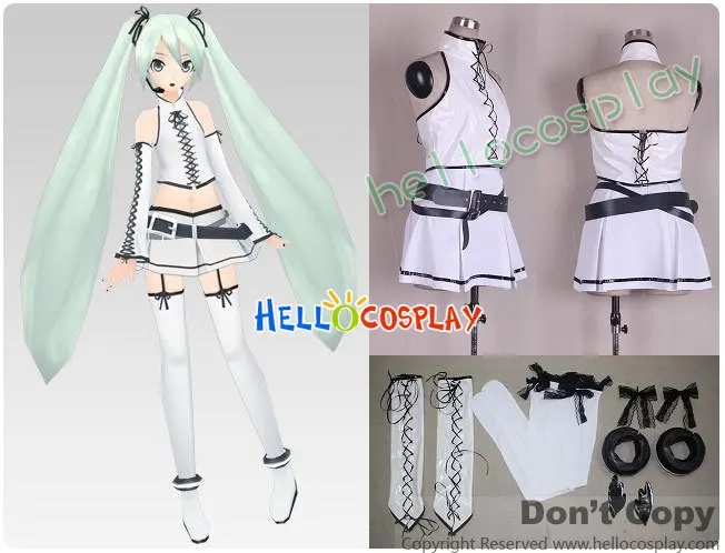 Карнавальный костюм Vocaloid 2 DIVA 2nd Hatsune Miku версия H008|hatsune miku costume|miku hatsune cosplay costumecosplay