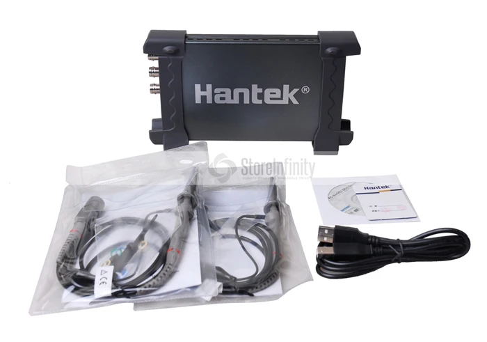Цифровой мультиметр Hantek 6052BE осциллограф USB 2 канала 50 МГц портативный анализатор