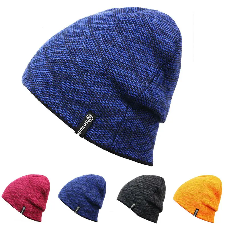 

Unisex Men Women Skiing Hats Warm Winter Knitting Skating Skull Cap Hat Beanies Turtleneck Caps Ski Cap Snowboard Hats