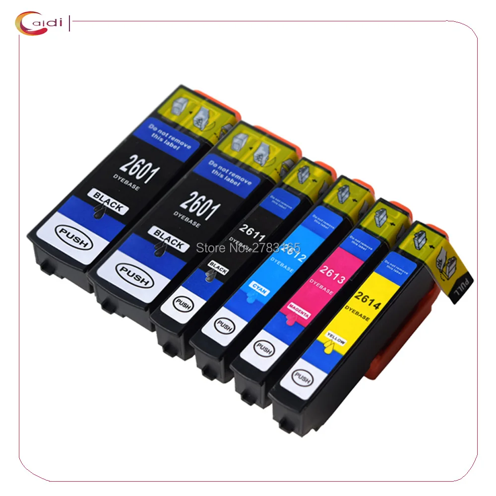 Картридж для принтера совместимый с Epson 26XL T2601 T2621 T2631 6 шт. | Компьютеры и офис