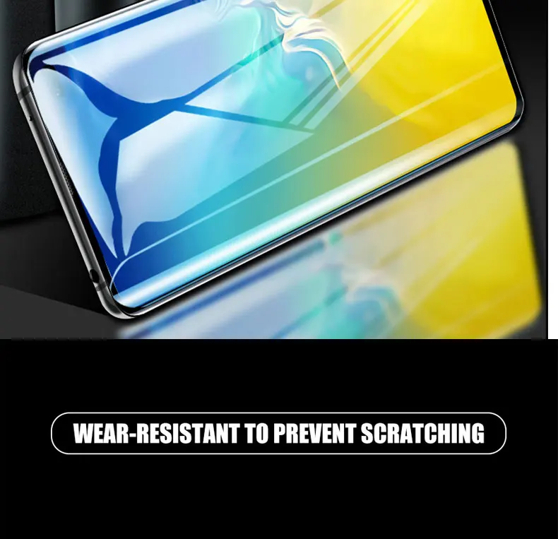 40D полностью изогнутое закаленное стекло для samsung Galaxy S9 S8 S10 Plus Note 9 8 S7 Edge S10E Защитная пленка для экрана