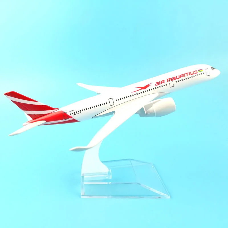 

MAURITIUS AIRLINES 16CM A350-900 AIR MAURITIUS AIRWAYS METAL ALLOY MODEL PLANE AIRCRAFT MODEL TOY AIRPLANE BIRTHDAY GIFT