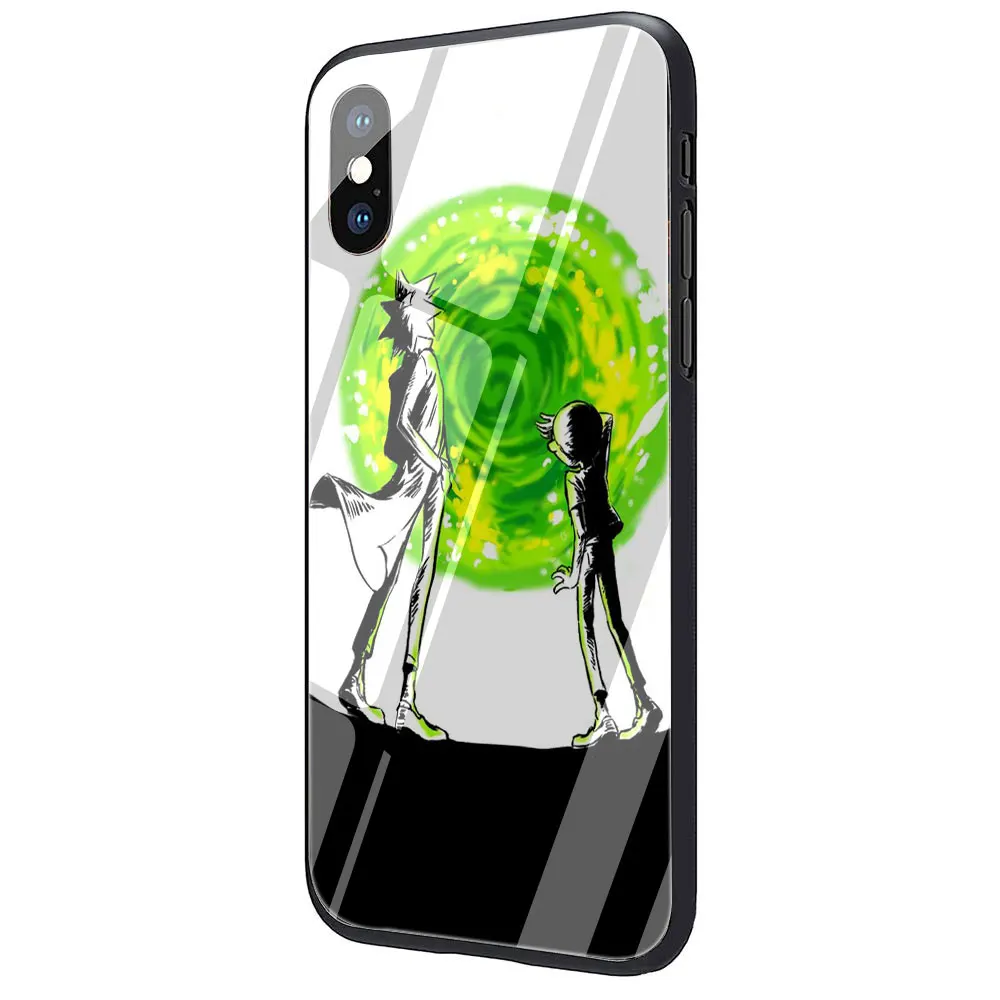 G10 Черный чехол из закаленного стекла ТПУ для iPhone 11 Pro X или 10 8 7 6 6S Plus Xr Xs Max - Цвет: G10