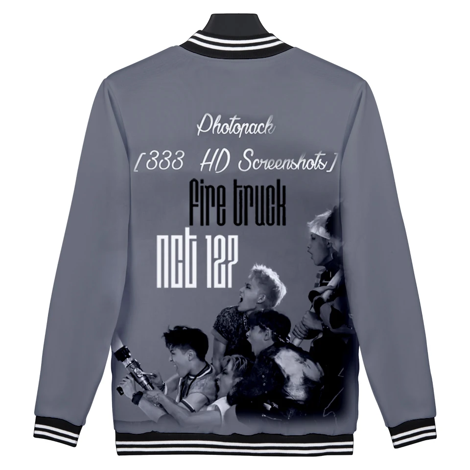

3D NCT 127 Baseball Jacket New Album Cool Boy Harajuku New Style Unisex Outwear Casual Autumn/winter Jackets