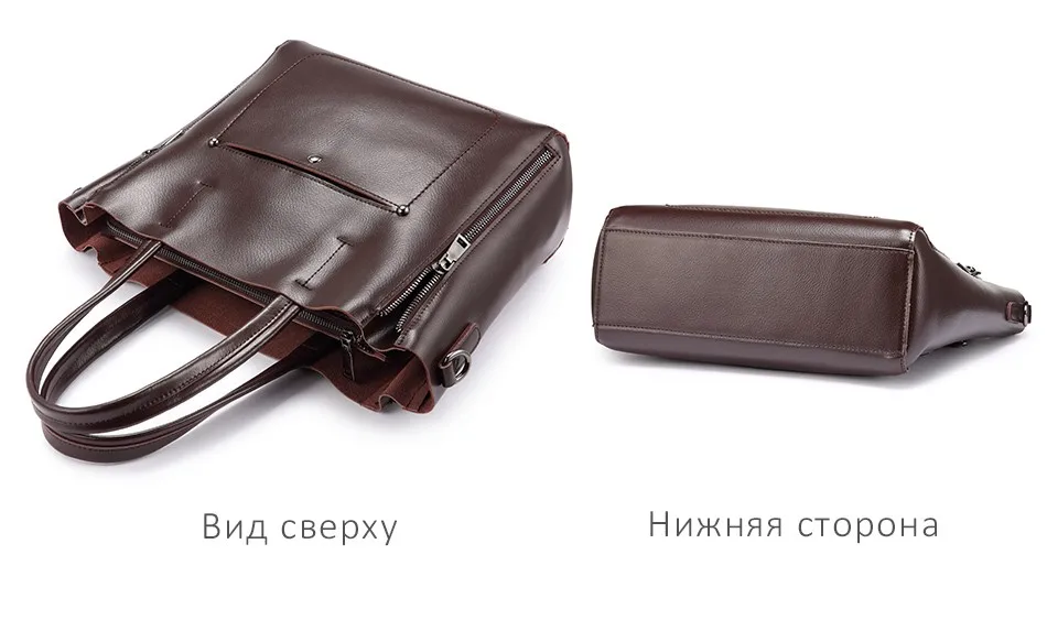 REALER сумка женская большая на плечо Вместительные сумки сплит-кожи высокого качества сумочка с карманами большого объёма для женщин