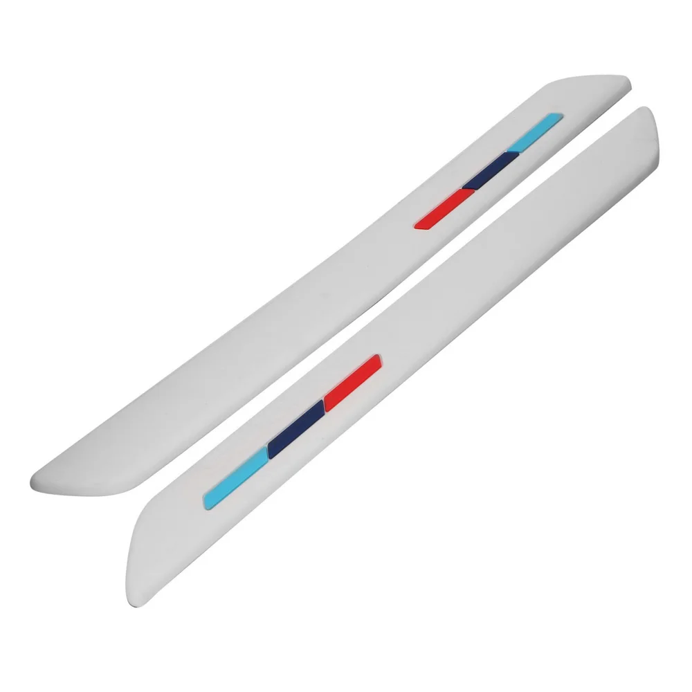 2pcs Anti-Scratch Sticker Edge Corner Strips Bumper Protective Guard Bar Bumper Crash Styling Moulding Car Anti-collision Strip