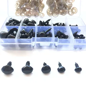 100 шт.корт. 891113.515 мм мини-треугольник из черного пластика с безопасным носом для кукол амигуруми мягкие игрушки-животные куклы аксессуары