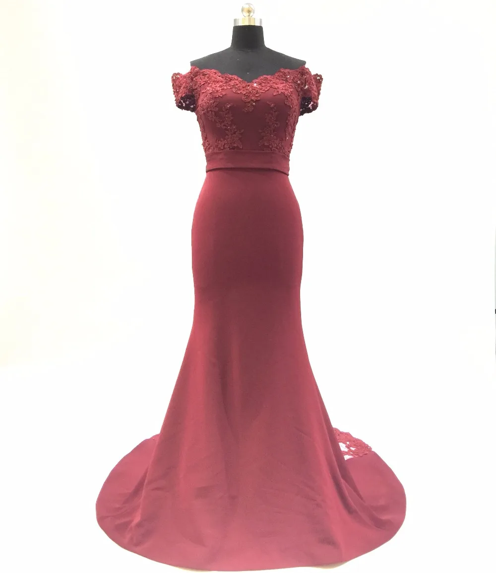 2017 осенне зимние новейшие в наличии Бордовые Платья для подружки невесты с