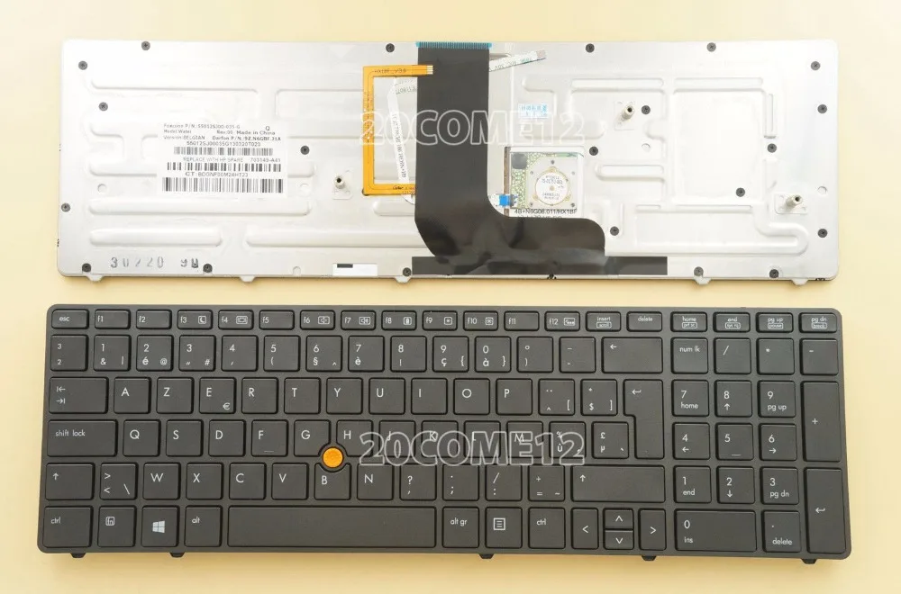 Новости Клавиатура для ноутбука hp EliteBook 8560 Вт 8570 Вт 8760 Вт 8770 Вт швейцарская/Бельгийская/Болгарская/бразильская/канадская французская/Чешская Раскладка