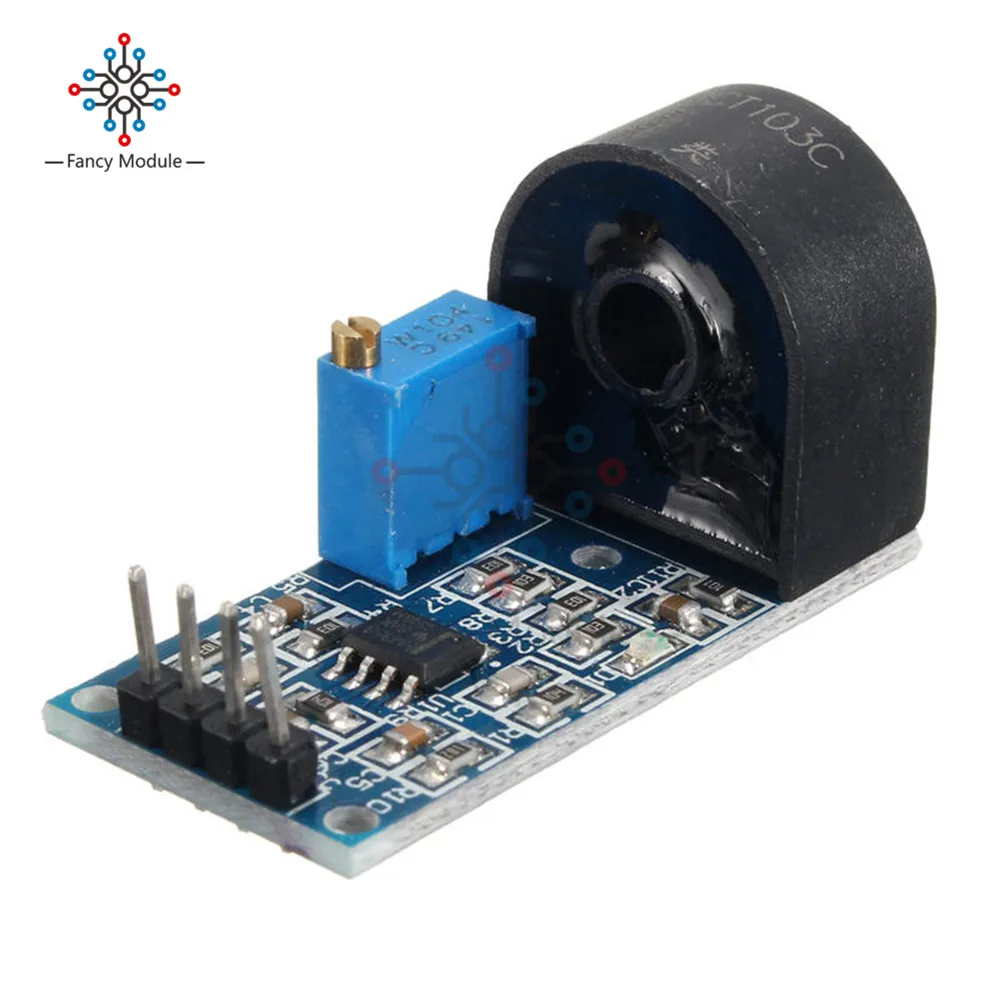 

Силовой микро-трансформатор тока ZMCT103C для Arduino, 5 А диапазона, однофазный, с активным выходом переменного тока