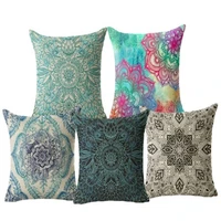cotton linen decorative pillow covers bohemian pillow cases square throw pillowcases boho seat