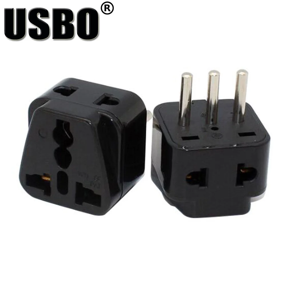 Supply Black white 10A 250V Italy universal travel adaptor plug AU/UK/US/EU to Uruguay power Adaptor socket convertor | Электроника