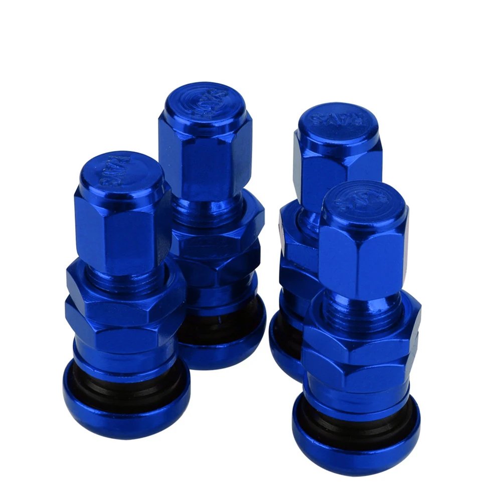 4 шт. Алюминий брелок для автомобильных ключей воздуха в шинах клапана Анти-пыль