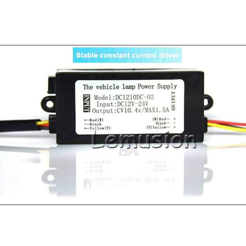 1 пара стайлинга автомобилей Светодиодный Рудье с водными пулями для лампы DRL